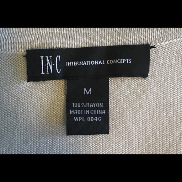 INC -Button down sequin cardigan (Size: Medium) NWOT - Picture 5 of 8